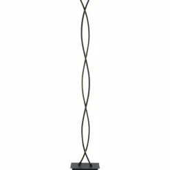 Luminaires Globo Lighting Lampadaire Globo MARIUS LED Noir, 1 lumière* Lampadaires Et Lampes Sur Pied