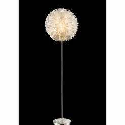 Luminaires Globo Lighting Lampadaire Globo Nickel mat, 1 lumière* Lampadaires Et Lampes Sur Pied
