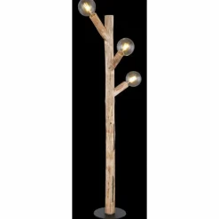 Luminaires Globo Lighting Lampadaire Globo RAY Noir, 3 lumières* Lampadaires Et Lampes Sur Pied