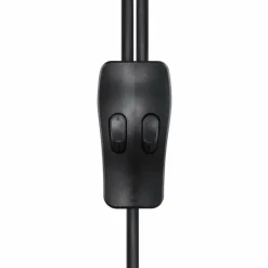 Lampes En Bois-Luminaires Globo Lighting Lampadaire Globo RIELLY Couleur bois, Noir, 2 lumières