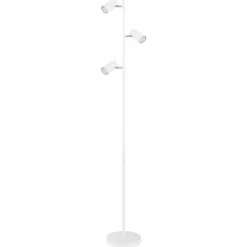 Luminaires Globo Lighting Lampadaire Globo ROBBY Blanc, 3 lumières* Lampadaires Et Lampes Sur Pied