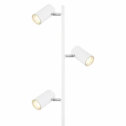 Luminaires Globo Lighting Lampadaire Globo ROBBY Blanc, 3 lumières* Lampadaires Et Lampes Sur Pied