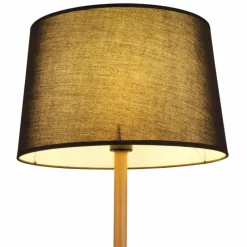 Lampes En Tissu-Luminaires Globo Lighting Lampadaire Globo TL Écru, Noir, 1 lumière