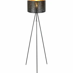 Lampe Turque-Luminaires Globo Lighting Lampadaire Globo TUNNO Noir, 1 lumière