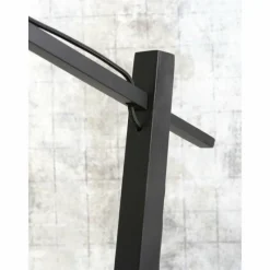 Style Boho-Chic-Good & Mojo Lampadaire BALI Noir, 1 lumière