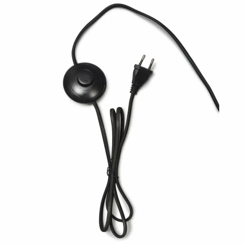 Style Boho-Chic-Good & Mojo Lampadaire BALI Noir, 1 lumière