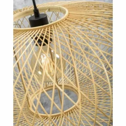 Style Boho-Chic-Good & Mojo Lampadaire CANGO Écru, 1 lumière