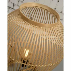 Style Boho-Chic-Good & Mojo Lampadaire TUVALU Écru, 1 lumière