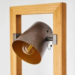 Lampes Dorées-hofstein Lampadaire Gressot Brun, Gris, 3 lumières