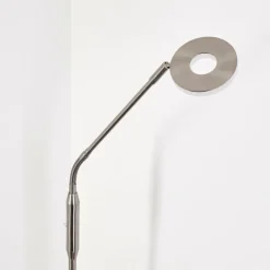 hofstein Lampadaire Gulkana LED Nickel mat, 1 lumière, Changeur de couleurs