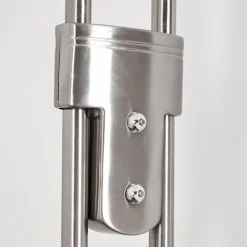 hofstein Lampadaire Gulkana LED Nickel mat, 2 lumières