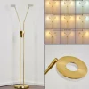 Lampes Dorées-hofstein Lampadaire Gulkana LED Or, 2 lumières