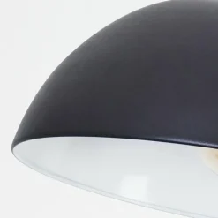 hofstein Lampadaire Hallsta Chrome, Noir, 1 lumière