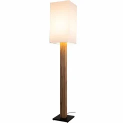 Lampes En Tissu-hofstein Lampadaire Ham Brun, 1 lumière