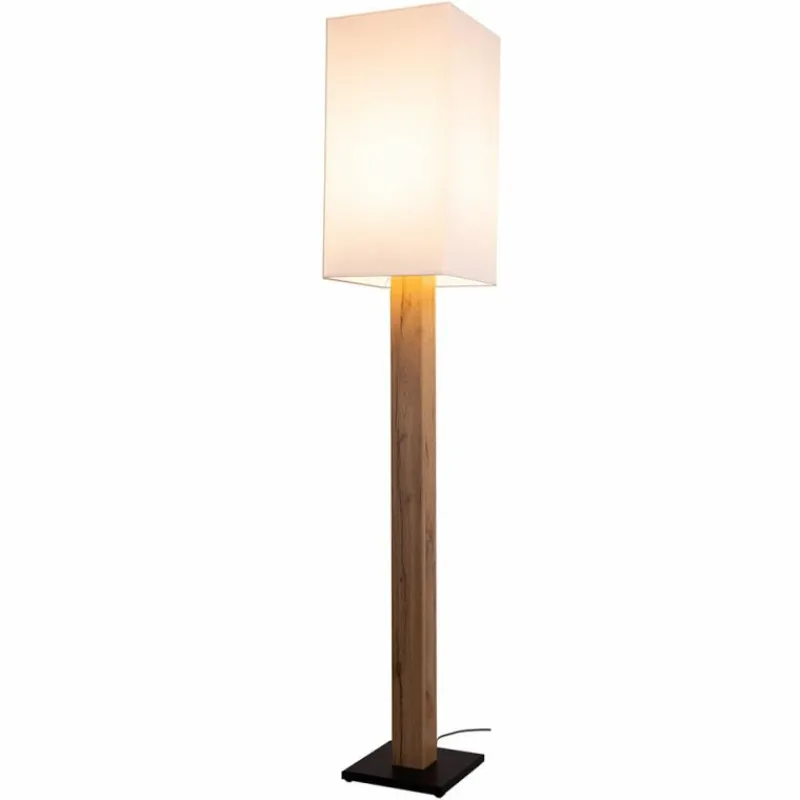 Lampes En Tissu-hofstein Lampadaire Ham Brun, 1 lumière