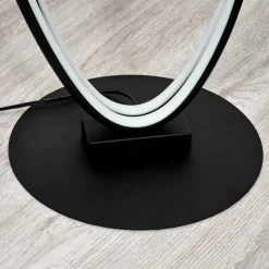 hofstein Lampadaire Harpeth LED Noir, 1 lumière* Lampadaires Et Lampes Sur Pied