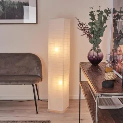 hofstein Lampadaire Hauhui Noir, 2 lumières