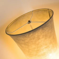 Lampes En Tissu-hofstein Lampadaire HERON Blanc, 2 lumières