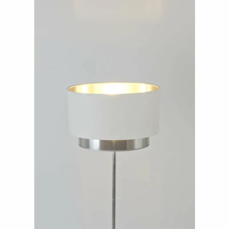 Lampes En Tissu-Luminaires Holländer Lampadaire Holländer ATTIA Argenté, 1 lumière