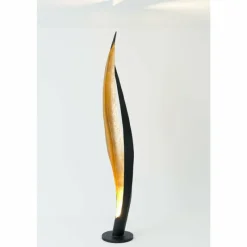 Lampes Dorées-Luminaires Holländer Lampadaire Holländer BARBONE Brun, Or, Noir, 1 lumière