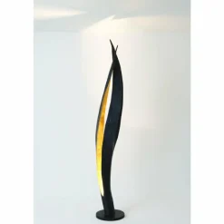 Lampes Dorées-Luminaires Holländer Lampadaire Holländer BARBONE Brun, Or, Noir, 1 lumière