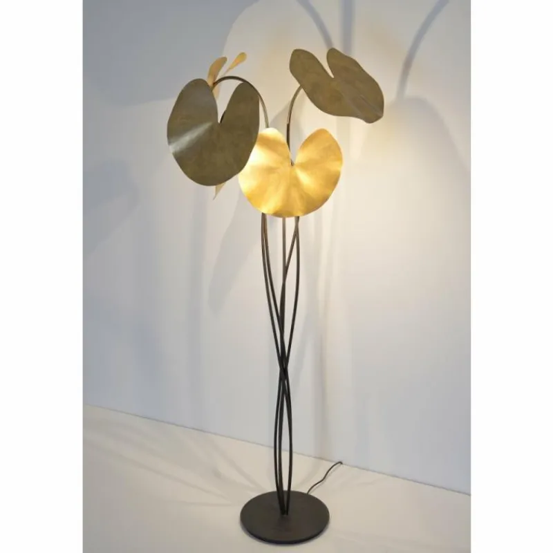 Lampes Dorées-Luminaires Holländer Lampadaire Holländer CONTROVERSIA LED Brun, Or, Noir, 5 lumières