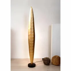 Lampes Dorées-Luminaires Holländer Lampadaire Holländer DANIELE Brun, Or, 6 lumières