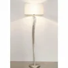 Lampes En Tissu-Luminaires Holländer Lampadaire Holländer LINO Argenté, 1 lumière