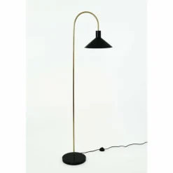 Lampes Dorées-Luminaires Holländer Lampadaire Holländer OKTAVIA Or, Noir, 1 lumière