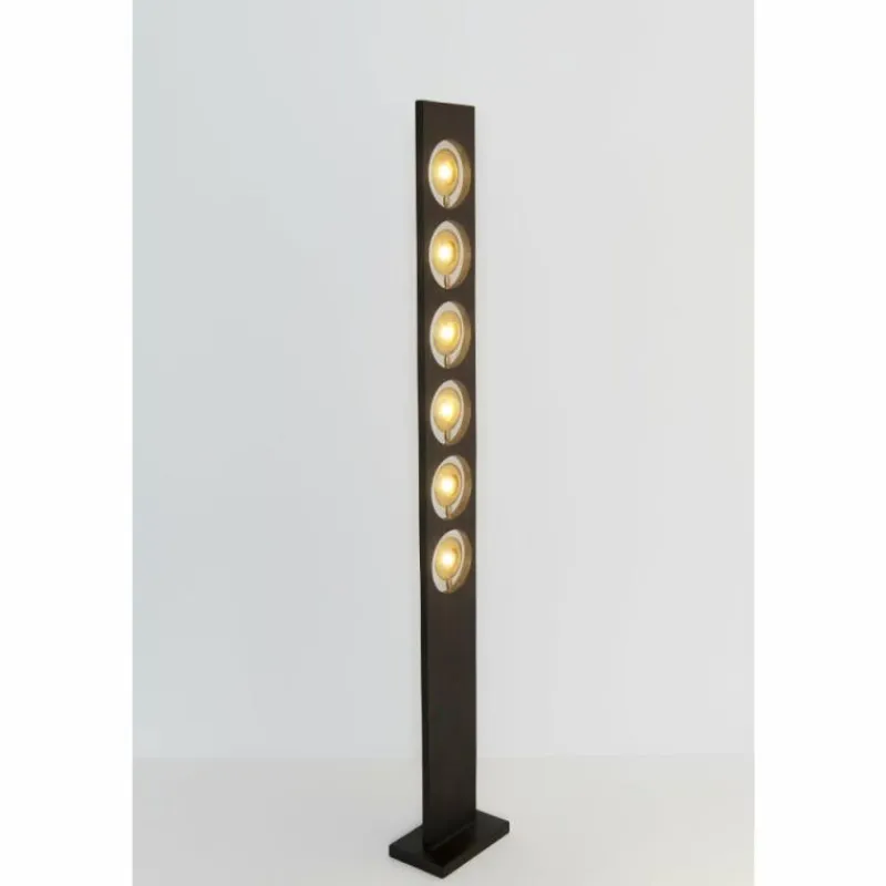 Lampes Dorées-Luminaires Holländer Lampadaire Holländer TENACIA LED Brun doré, 6 lumières