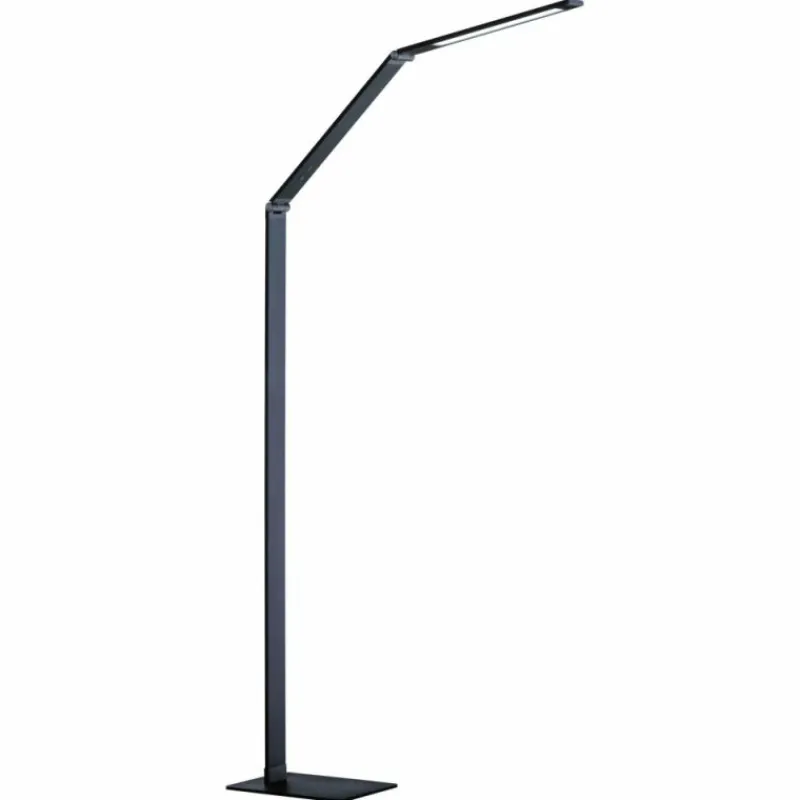 Lampes Industrielles-Luminaires Fischer & Honsel Lampadaire Honsel Geri LED Gris, 1 lumière