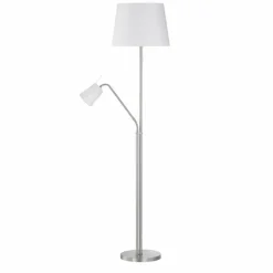 Lampes En Tissu-Luminaires Fischer & Honsel Lampadaire Honsel Layer Nickel mat, 1 lumière