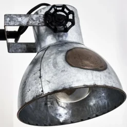 Lampes Vintages & Rétros-hofstein Lampadaire Hora Noir, 2 lumières