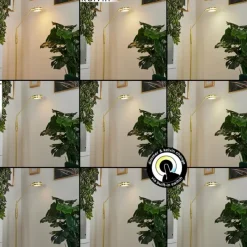 hofstein Lampadaire Huallilemu LED Laiton, 1 lumière* Lampadaires Et Lampes Sur Pied