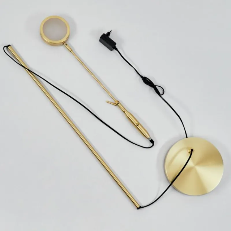 hofstein Lampadaire Huallilemu LED Laiton, 1 lumière* Lampadaires Et Lampes Sur Pied