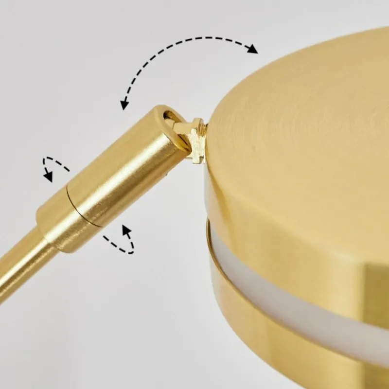 hofstein Lampadaire Huallilemu LED Laiton, 1 lumière* Lampadaires Et Lampes Sur Pied