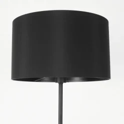 Lampes En Tissu-hofstein Lampadaire Huarate Noir, 1 lumière