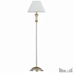 Lampes Vintages & Rétros-Luminaires Ideallux Lampadaire Ideal Lux FIRENZE Blanc, 1 lumière