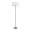 Luminaires Ideallux Lampadaire Ideal Lux FORCOLA Chrome, Transparent, 1 lumière