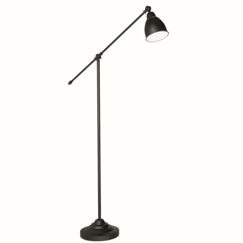 Luminaires Ideallux Lampadaire Ideal Lux NEWTON Noir, 1 lumière* Lampadaires Et Lampes Sur Pied
