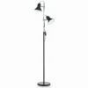 Luminaires Ideallux Lampadaire Ideal Lux POLLY Noir, 2 lumières* Lampadaires Et Lampes Sur Pied
