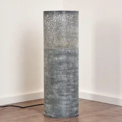 Lampes Vintages & Rétros-hofstein Lampadaire Indijk Bleu, Gris, 1 lumière