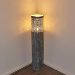 Lampes Vintages & Rétros-hofstein Lampadaire Indijk Bleu, Gris, 1 lumière