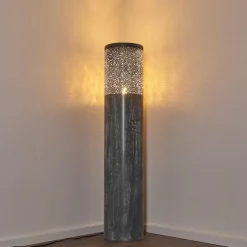 Lampes Vintages & Rétros-hofstein Lampadaire Indijk Bleu, Gris, 1 lumière