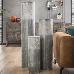 Lampes Industrielles-hofstein Lampadaire INDIJK Gris, 1 lumière