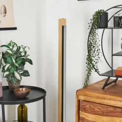 Lampes Vintages & Rétros-hofstein Lampadaire Inzino LED Écru, Noir, 1 lumière