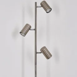 Luminaires Scandinaves-hofstein Lampadaire Javel Chrome, Nickel mat, 3 lumières