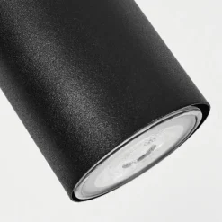 hofstein Lampadaire Javel Chrome, Noir, 3 lumières