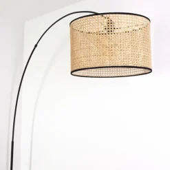 Lampes En Tissu-hofstein Lampadaire Jonas Noir, 1 lumière