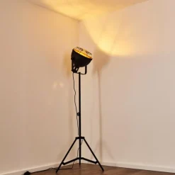 Lampes Industrielles-hofstein Lampadaire Jonsered Noir, 1 lumière